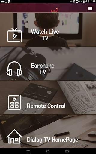 Dialog TV hub screenshot 1