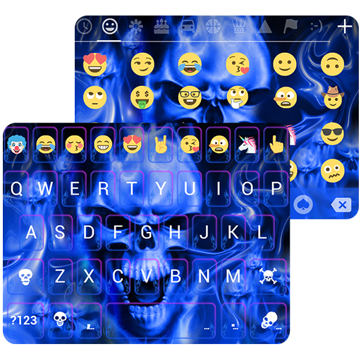 Flaming Skull Emoji Keyboard icon