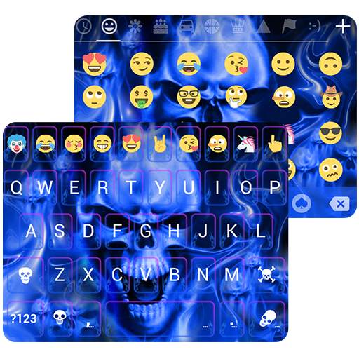 Flaming Skull Emoji Keyboard 1.0.6