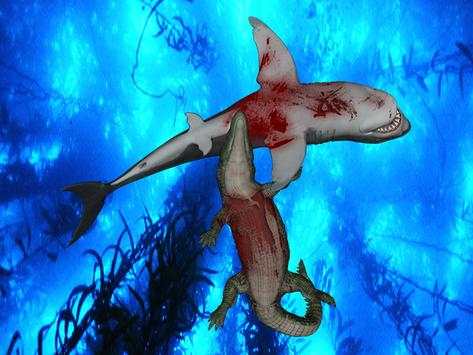 Shark Crocodile Fight screenshot 4