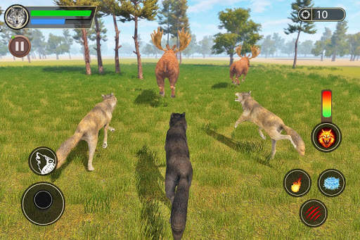 serigala simulator: game hutan liar screenshot 13
