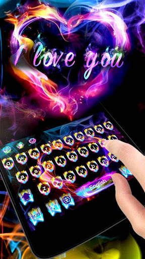 Colors Smoke Keyboard Theme स्क्रीनशॉट 2