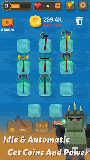 Merge Axe - Idle Blacksmith Master screenshot 8