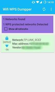 Wifi WPS Connect Dumpper screenshot 1