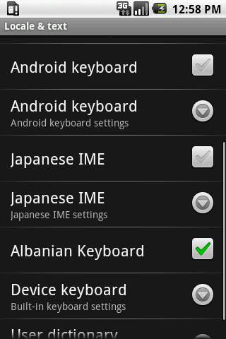 Albanian Keyboard screenshot 2