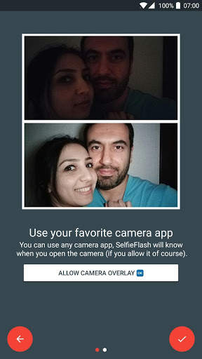 Selfie Flash - bright pictures in any camera app screenshot 8