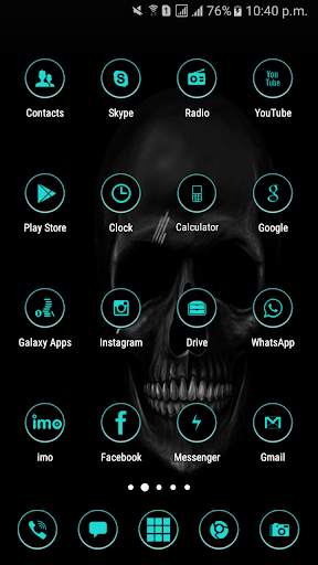 Galaxy s8 Cool Black Theme screenshot 8