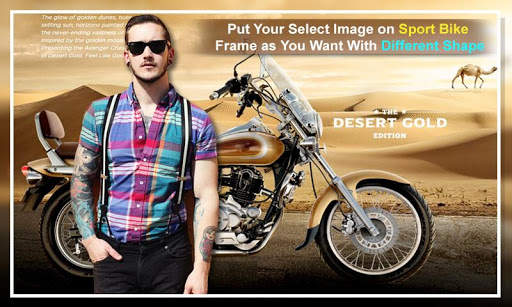Bike Dual Photo Frames screenshot 1