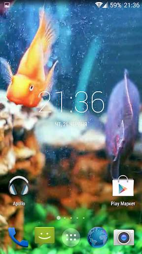 Aquarium 3D. Video Wallpaper screenshot 3