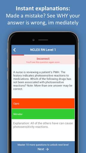 NCLEX Practice Test (PN&RN) 2018 Edition screenshot 2