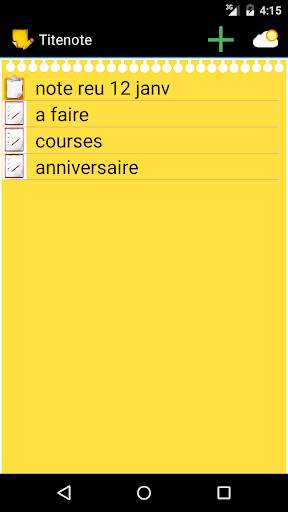 Sync note screenshot 1