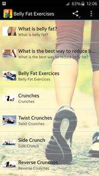 Belly Fat Exercises screenshot 1