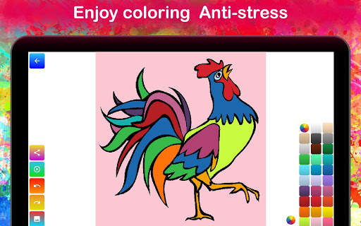 Glitter Bird Coloring Pages Game for kids🐦 screenshot 8