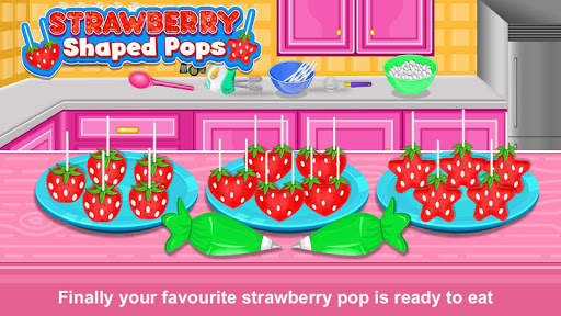 Strawberry Shaped Pops - Cooking Games screenshot 1