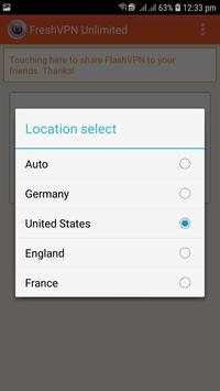 FreshVPN Unlimited Free Proxy скриншот 6