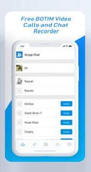Video Calls Botim Chat Recorder screenshot 4