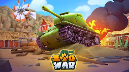 Zoo War: Battle tank games online world of war screenshot 1
