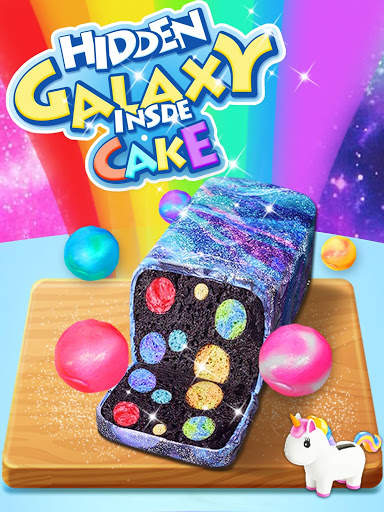 Galaxy Inside Cake: Cooking Games for Girls screenshot 1