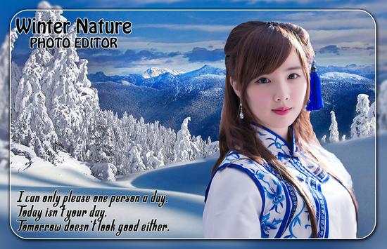 Winter Nature Photo Editor screenshot 3