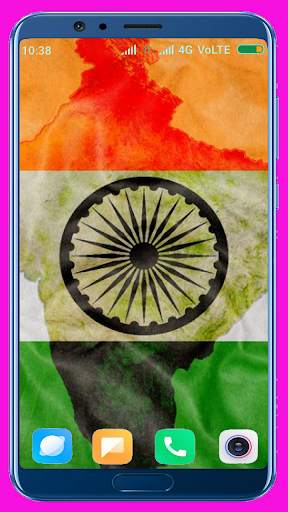 Indian Flag HD Wallpaper screenshot 1