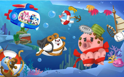 Robocar Poli Diving Popular Game скриншот 1