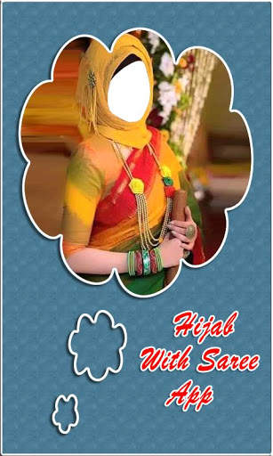 Hijab With Saree Photo Montage New 5 تصوير الشاشة