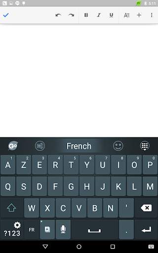 French Language - GO Keyboard screenshot 8