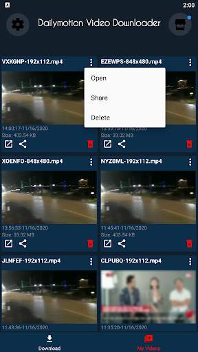 Video Downloader for Dailymotion screenshot 3