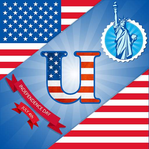 4th July DP Maker : American Flag Theme Alphabet screenshot 4