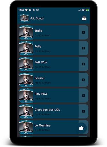 Jul Chansons - Sans Internet screenshot 4