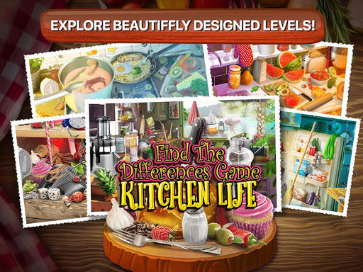 Find The Differences Game 🔍 Kitchen Life screenshot 1
