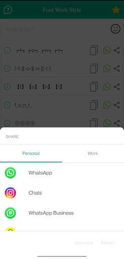 Font Work Style - for whatsapp,Instagram Facebook. screenshot 6