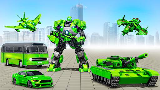 Tank Robot - Bus Robot Games screenshot 5