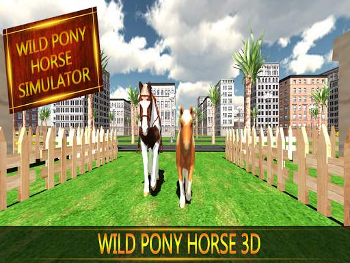 Wild Pony Horse Simulator 3D screenshot 6