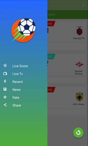 Soccer Score Live screenshot 1