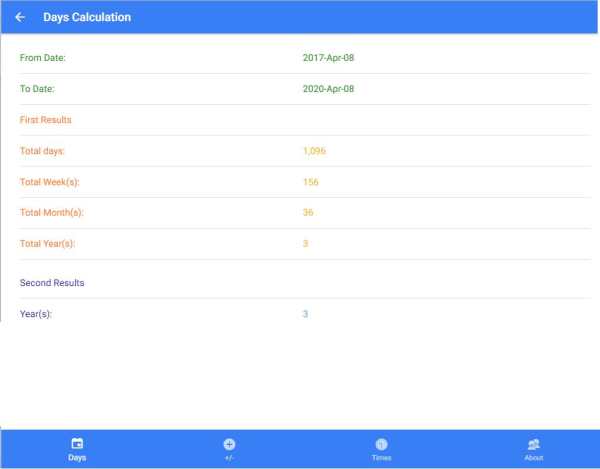 Date and Time Calculator screenshot 4