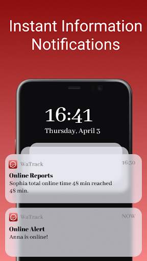 WaTrack - Whatsapp Online Tracking, Last Seen screenshot 1