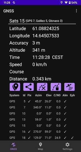 GNSS Viewer screenshot 1