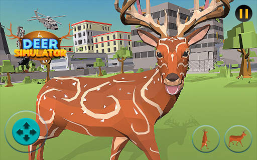 Deeeer Simulator - Funny Fighting Goat Animal Game screenshot 4