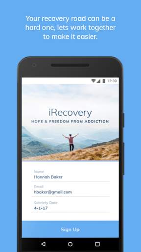 iRecovery (Addiction Recovery Tracker) screenshot 1