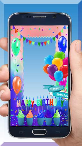 Birthday Photo Editor and Card screenshot 1