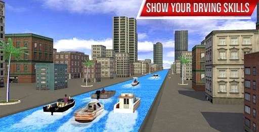 Water Boat Driving: Racing Sim screenshot 2