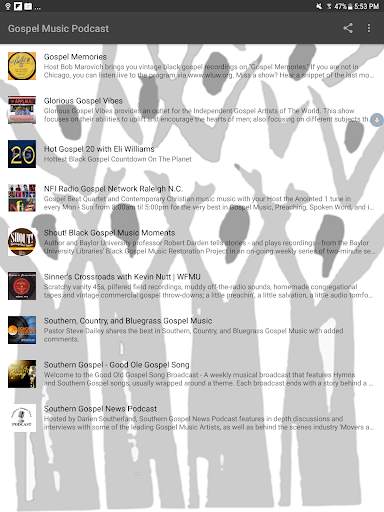 Gospel Music Podcast 2.0 screenshot 3