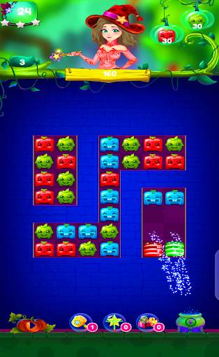 Witch Fruit Crush: Sweet Fruit Match 3 - Puzzle screenshot 7