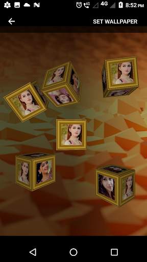 3D Photo Cube Live Wallpaper скриншот 16