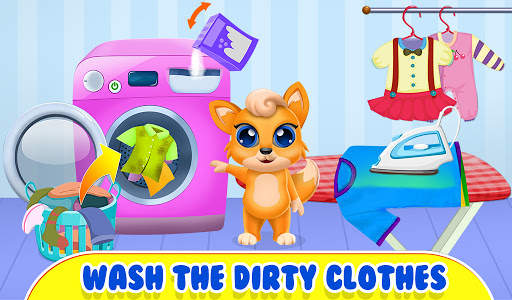 BABY Panda House Clean up Game screenshot 9
