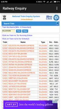 Indian Railway Enquiry App | Live Train Enquiry screenshot 3