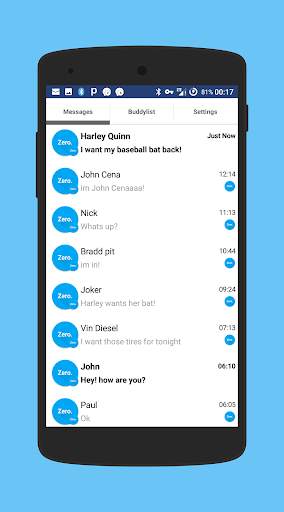 Zero Dot (Zero Messenger) screenshot 2