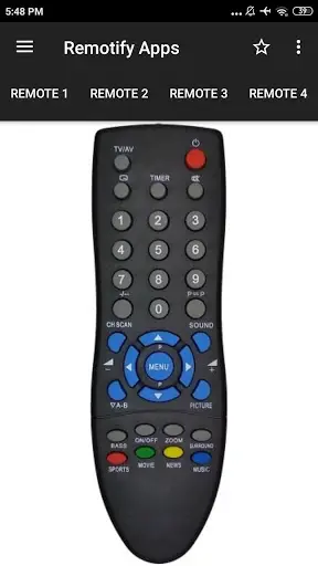 BPL TV Remote Control screenshot 1