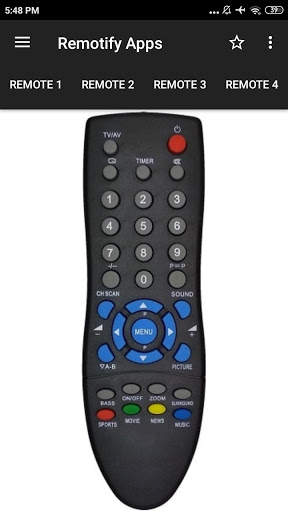 BPL TV Remote Control screenshot 1